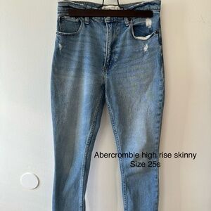 A&F high rise skinny
